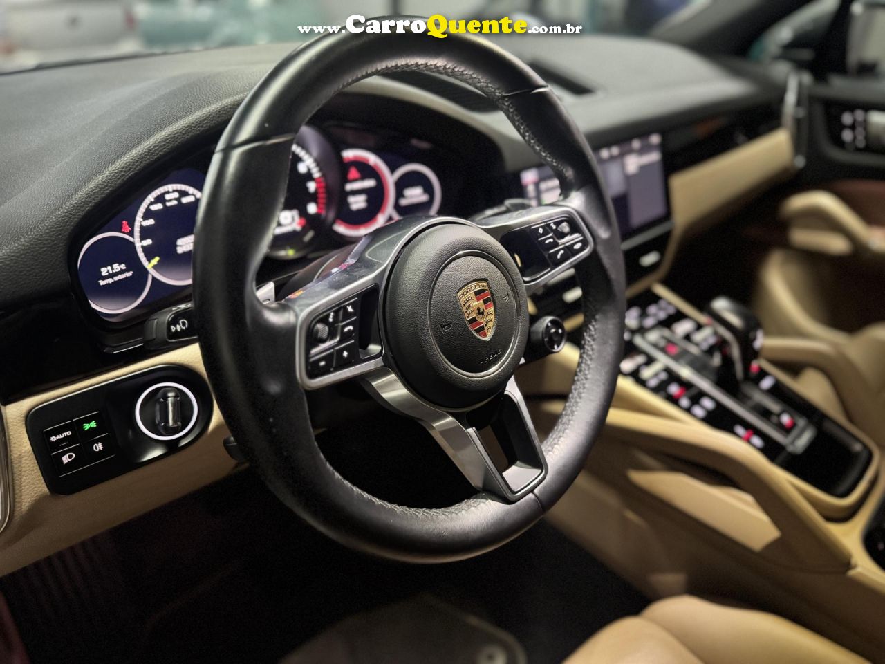 PORSCHE   CAYENNE E-HYBRID 3.0 V6 462CV   CINZA 2020 3.0 GASOLINA E ELÉTRICO - Loja