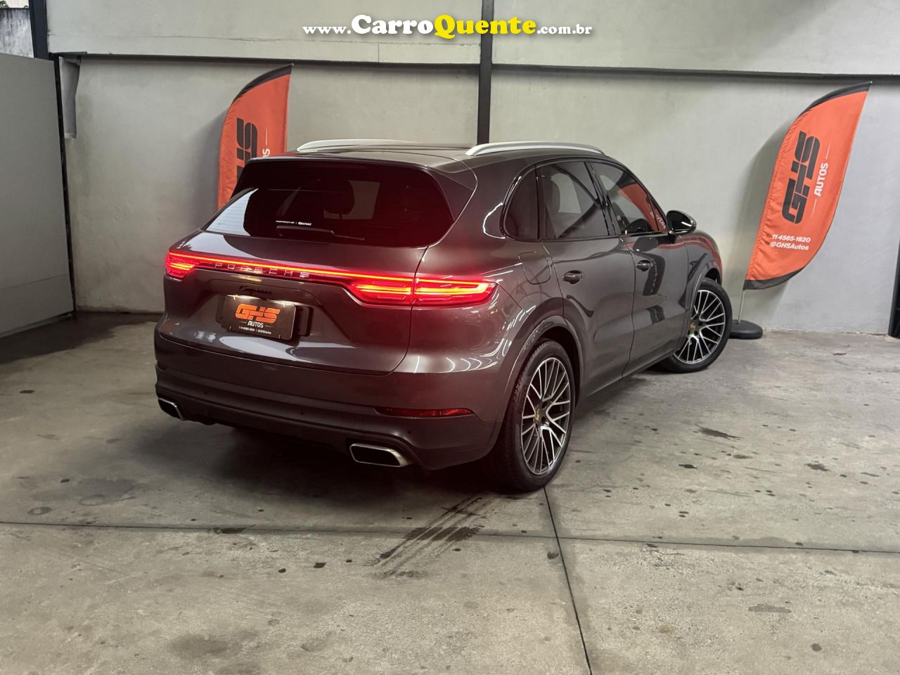 PORSCHE   CAYENNE E-HYBRID 3.0 V6 462CV   CINZA 2020 3.0 GASOLINA E ELÉTRICO - Loja