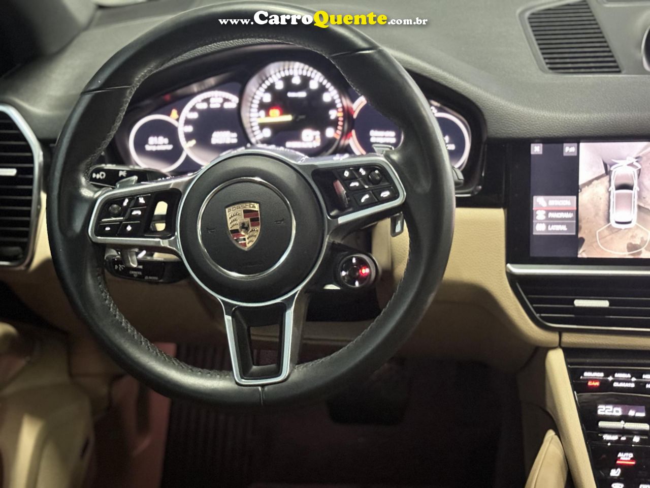 PORSCHE   CAYENNE E-HYBRID 3.0 V6 462CV   CINZA 2020 3.0 GASOLINA E ELÉTRICO - Loja