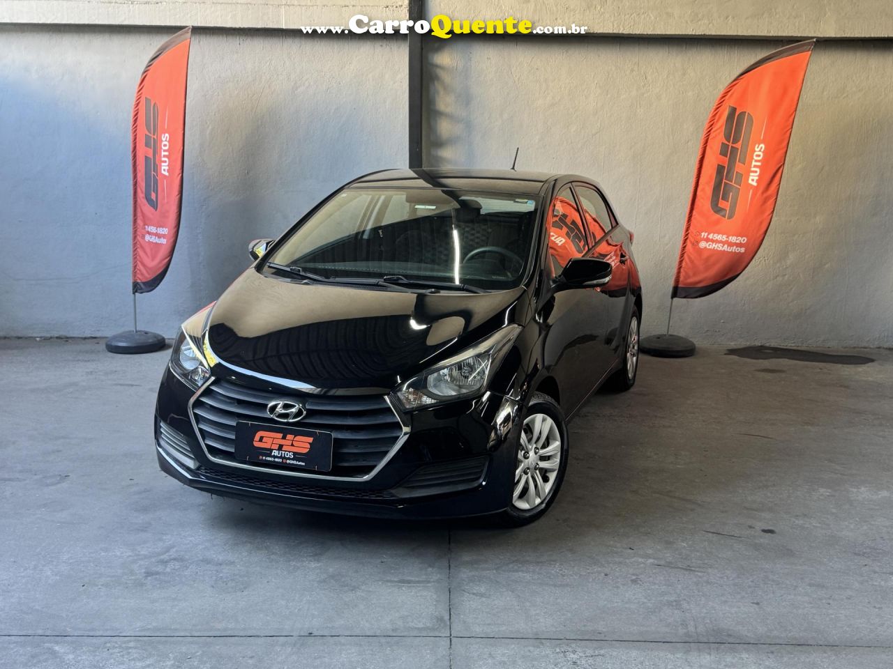 HYUNDAI   HB20 C.C.PLUSC.STYLE 1.6 FLEX 16V MEC.   PRETO 2017 1.6 FLEX - Loja
