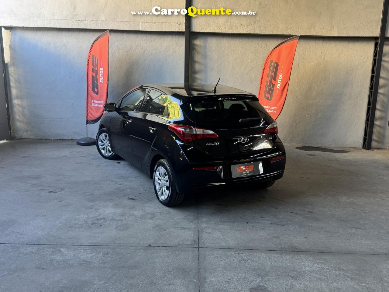 HYUNDAI   HB20 C.C.PLUSC.STYLE 1.6 FLEX 16V MEC.   PRETO 2017 1.6 FLEX - Loja