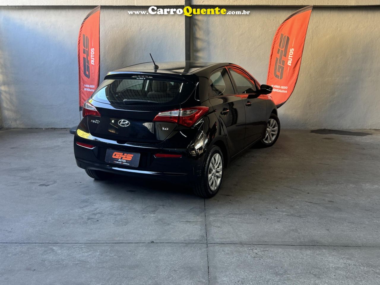HYUNDAI   HB20 C.C.PLUSC.STYLE 1.6 FLEX 16V MEC.   PRETO 2017 1.6 FLEX - Loja