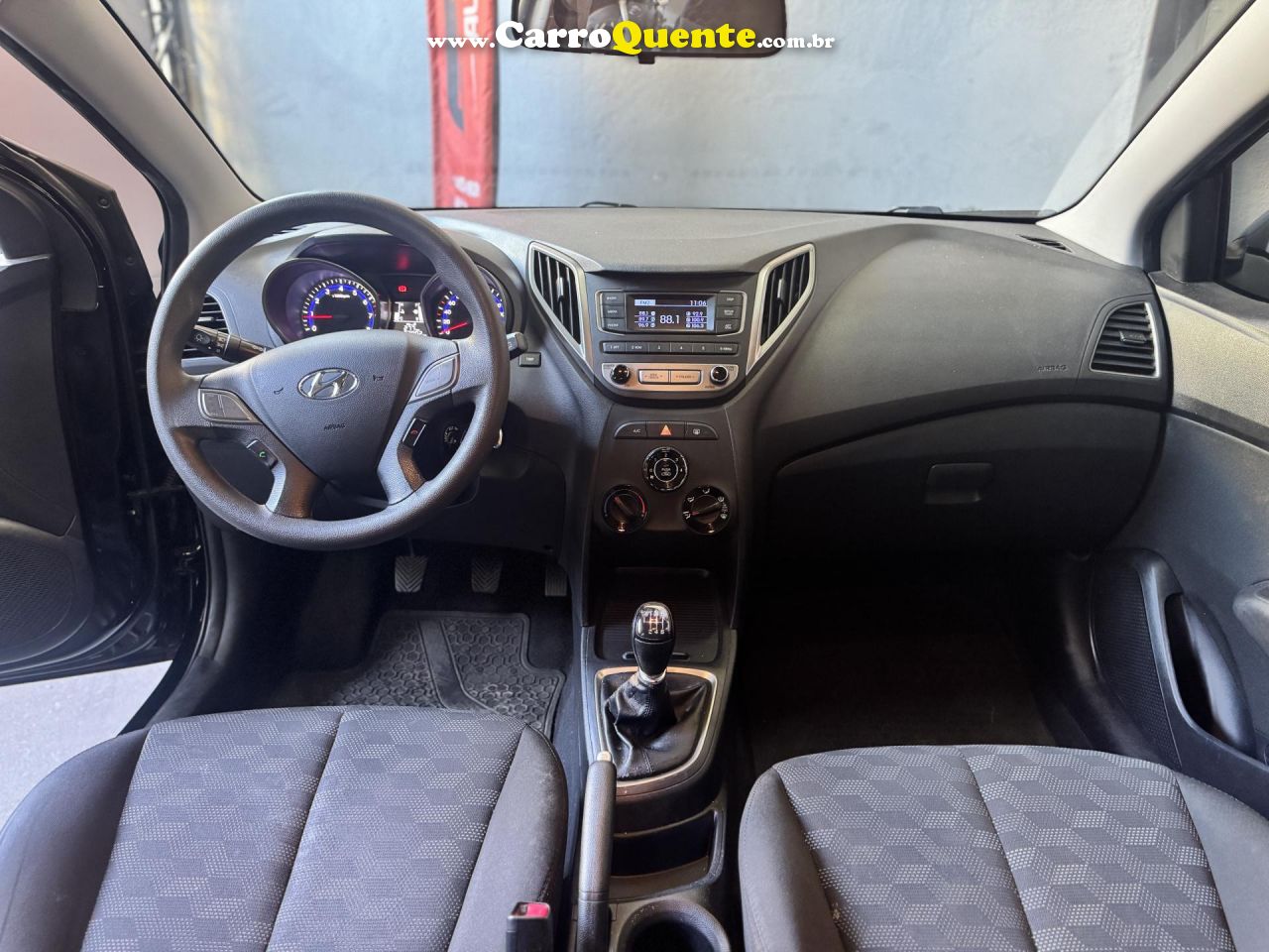 HYUNDAI   HB20 C.C.PLUSC.STYLE 1.6 FLEX 16V MEC.   PRETO 2017 1.6 FLEX - Loja