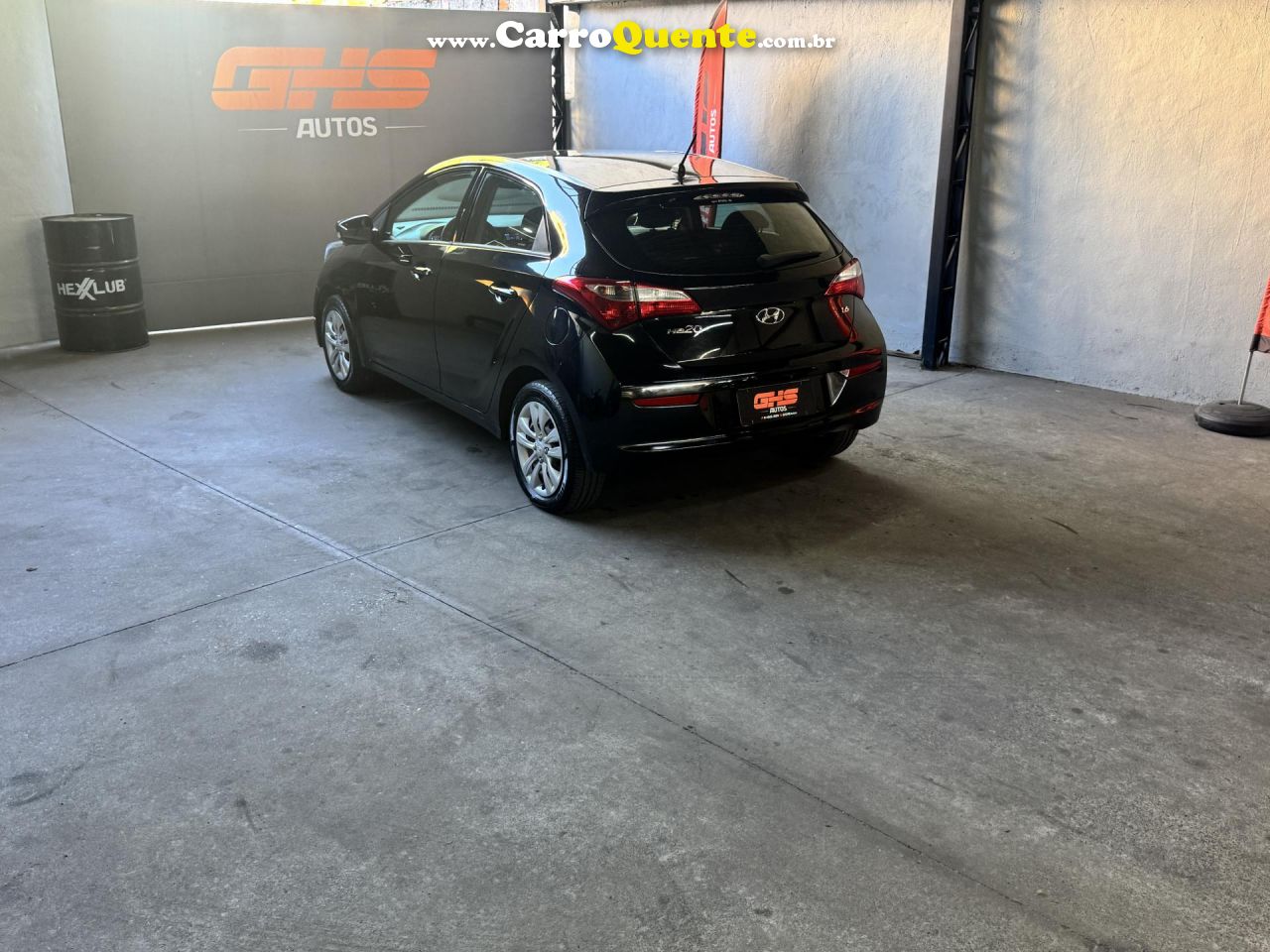 HYUNDAI   HB20 C.C.PLUSC.STYLE 1.6 FLEX 16V MEC.   PRETO 2017 1.6 FLEX - Loja