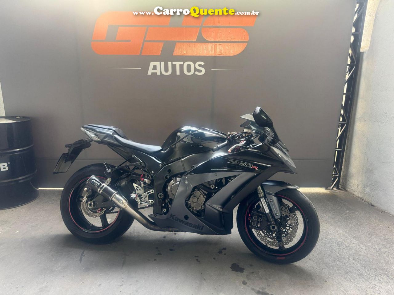 KAWASAKI   NINJA ZX-10 ZX-10R 1000CC30TH ANIV.   PRETO 2012 1000 GASOLINA - Loja