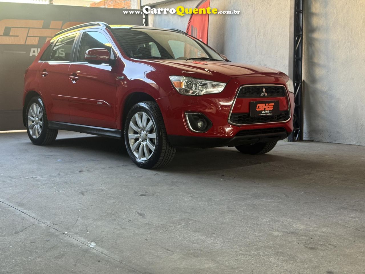 MITSUBISHI   ASX 2.0 16V 4X4 160CV AUT.   VERMELHO 2015 2.0 GASOLINA - Loja
