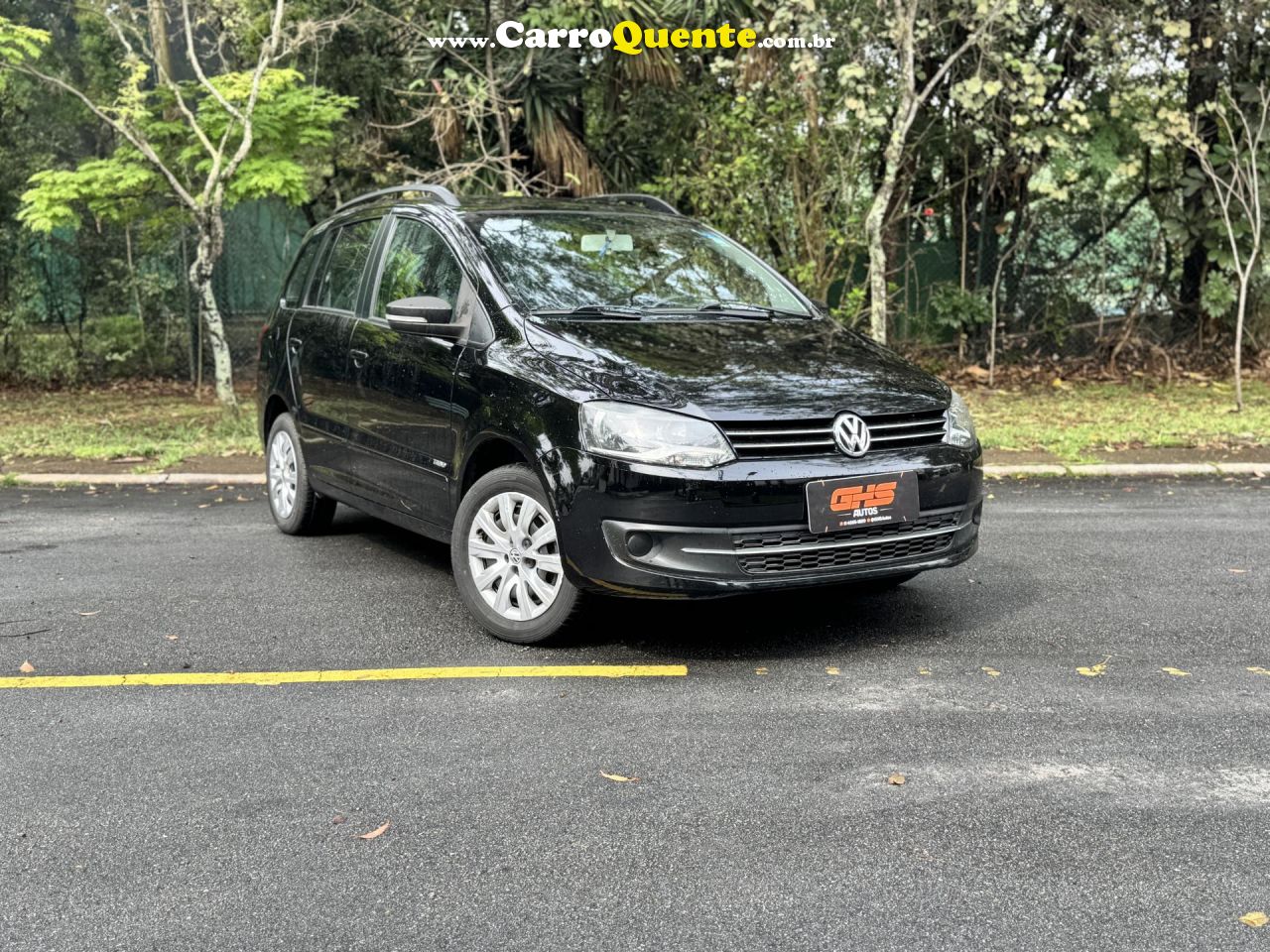 VOLKSWAGEN   SPACEFOX 1.6 1.6 TREND TOTAL FLEX 8V 5P   PRETO 2012 1.6 FLEX - Loja