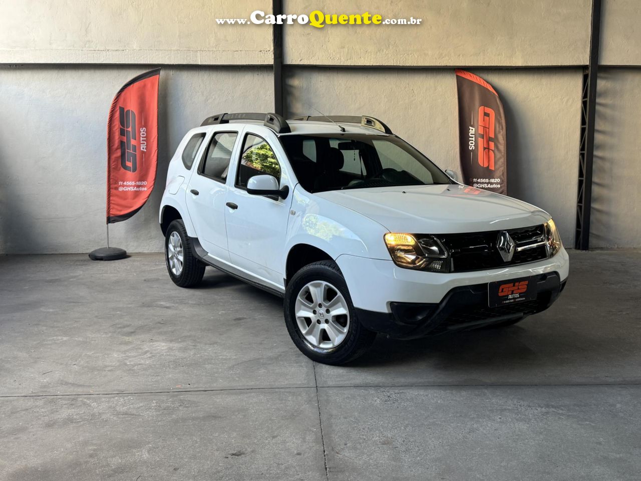RENAULT   DUSTER EXPRESSION 1.6 HI-FLEX 16V MEC.   BRANCO 2016 1.6 FLEX - Loja