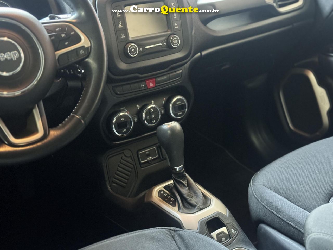 JEEP   RENEGADE LONGITUDE 1.8 4X2 FLEX 16V AUT.   PRETO 2014 1.8 FLEX - Loja