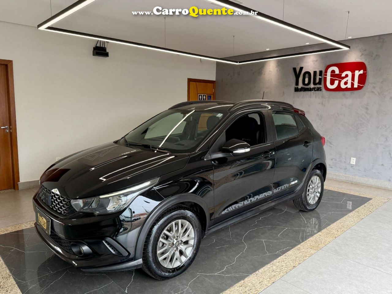FIAT   ARGO TREKKING 1.8 16V FLEX AUT.   PRETO 2021 1.8 FLEX - Loja