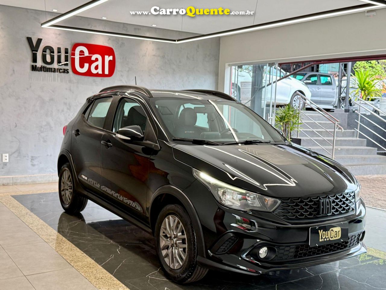 FIAT   ARGO TREKKING 1.8 16V FLEX AUT.   PRETO 2021 1.8 FLEX - Loja