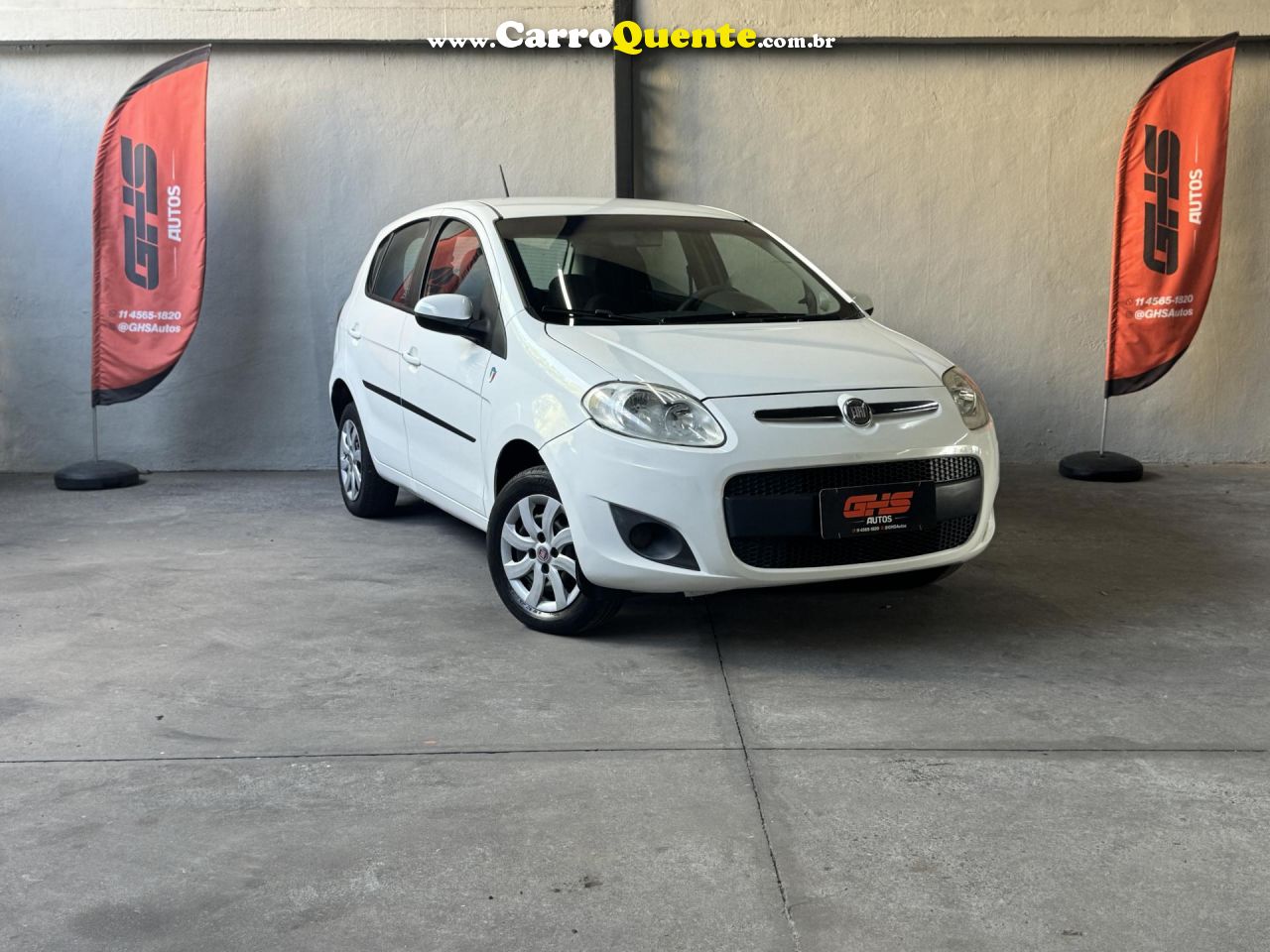 FIAT   PALIO ATTRA.ITÁLIA 1.4 EVO F.FLEX 8V 5P   BRANCO 2013 1.4 GASOLINA - Loja