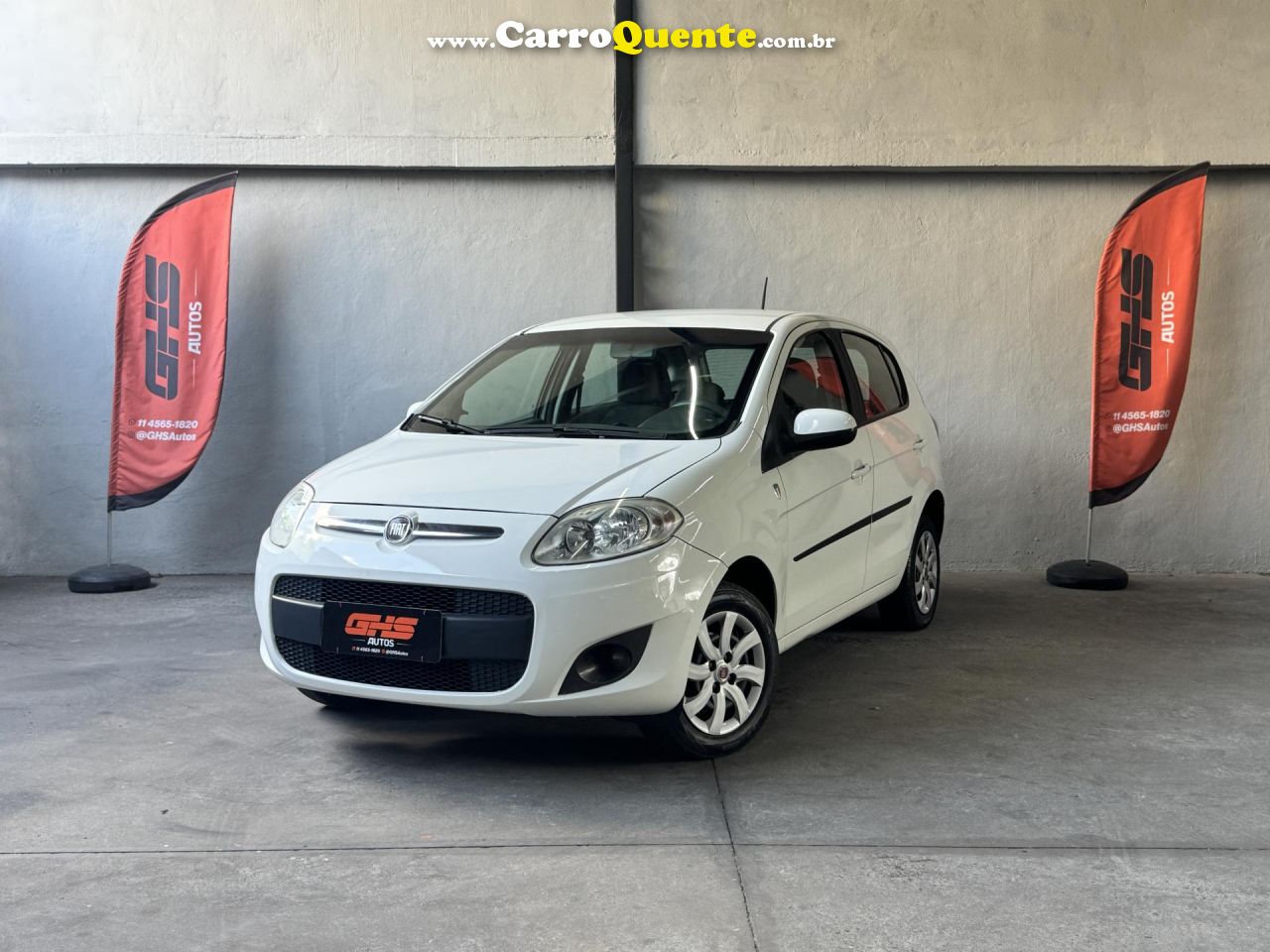 FIAT   PALIO ATTRA.ITÁLIA 1.4 EVO F.FLEX 8V 5P   BRANCO 2013 1.4 GASOLINA - Loja