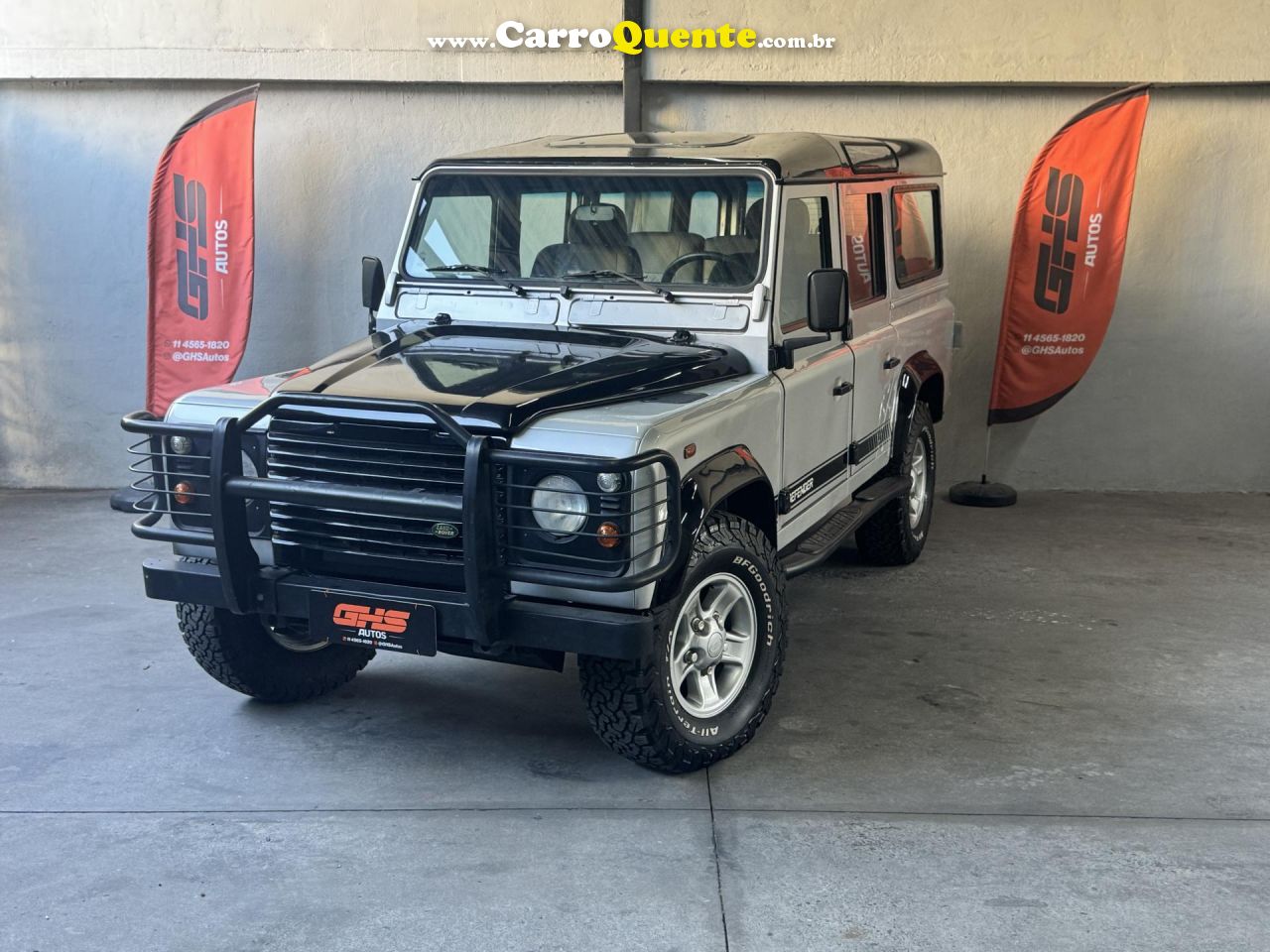 LAND ROVER   DEFENDER 110 2.5 HCPU TDI CS DIESEL   PRATA 2005 2.5 DIESEL - Loja