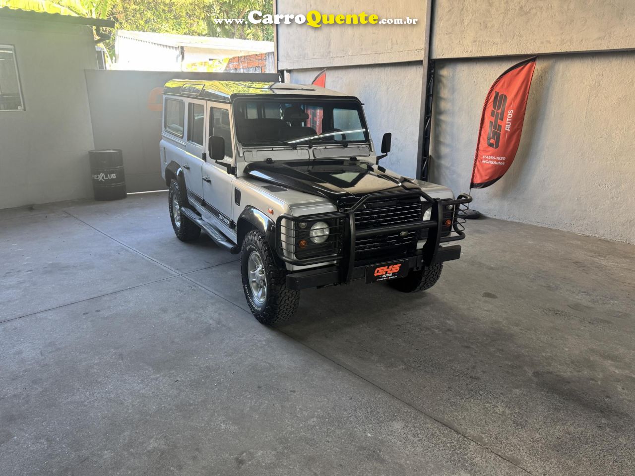 LAND ROVER   DEFENDER 110 2.5 HCPU TDI CS DIESEL   PRATA 2005 2.5 DIESEL - Loja