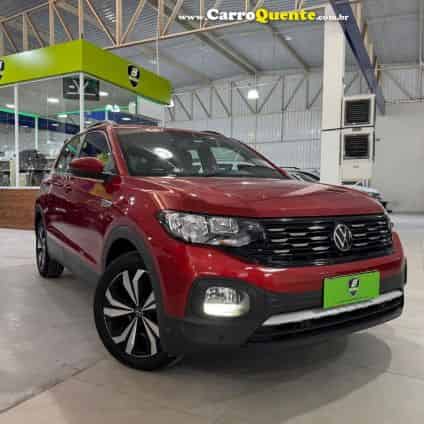 VOLKSWAGEN   T-CROSS COMFOR. 200 TSI 1.0 FLEX 5P AUT.   VERMELHO 2023 1.0 FLEX