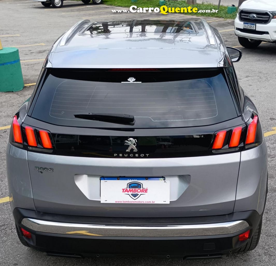 PEUGEOT   3008 GRIFFE 1.6 TURBO 16V 5P AUT.   PRATA 2018 1.6 GASOLINA - Loja