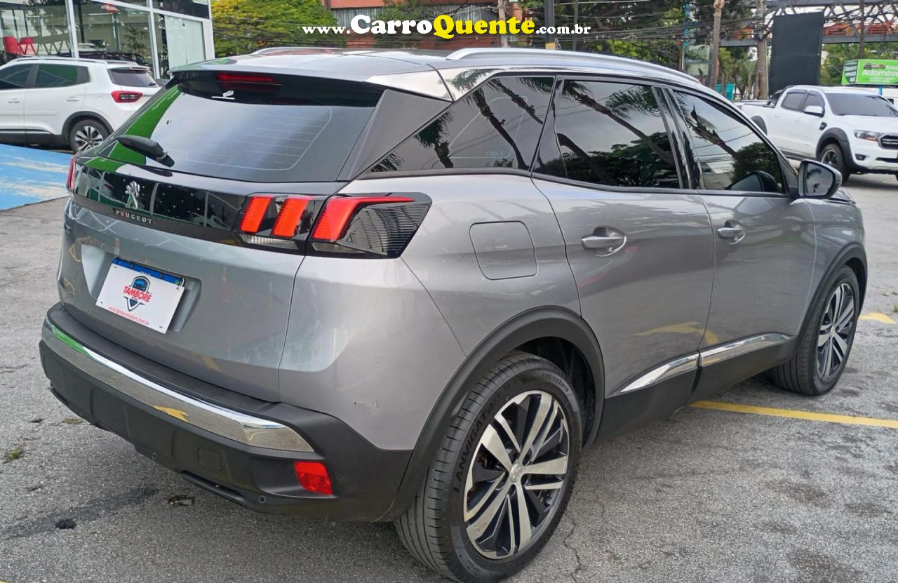 PEUGEOT   3008 GRIFFE 1.6 TURBO 16V 5P AUT.   PRATA 2018 1.6 GASOLINA - Loja