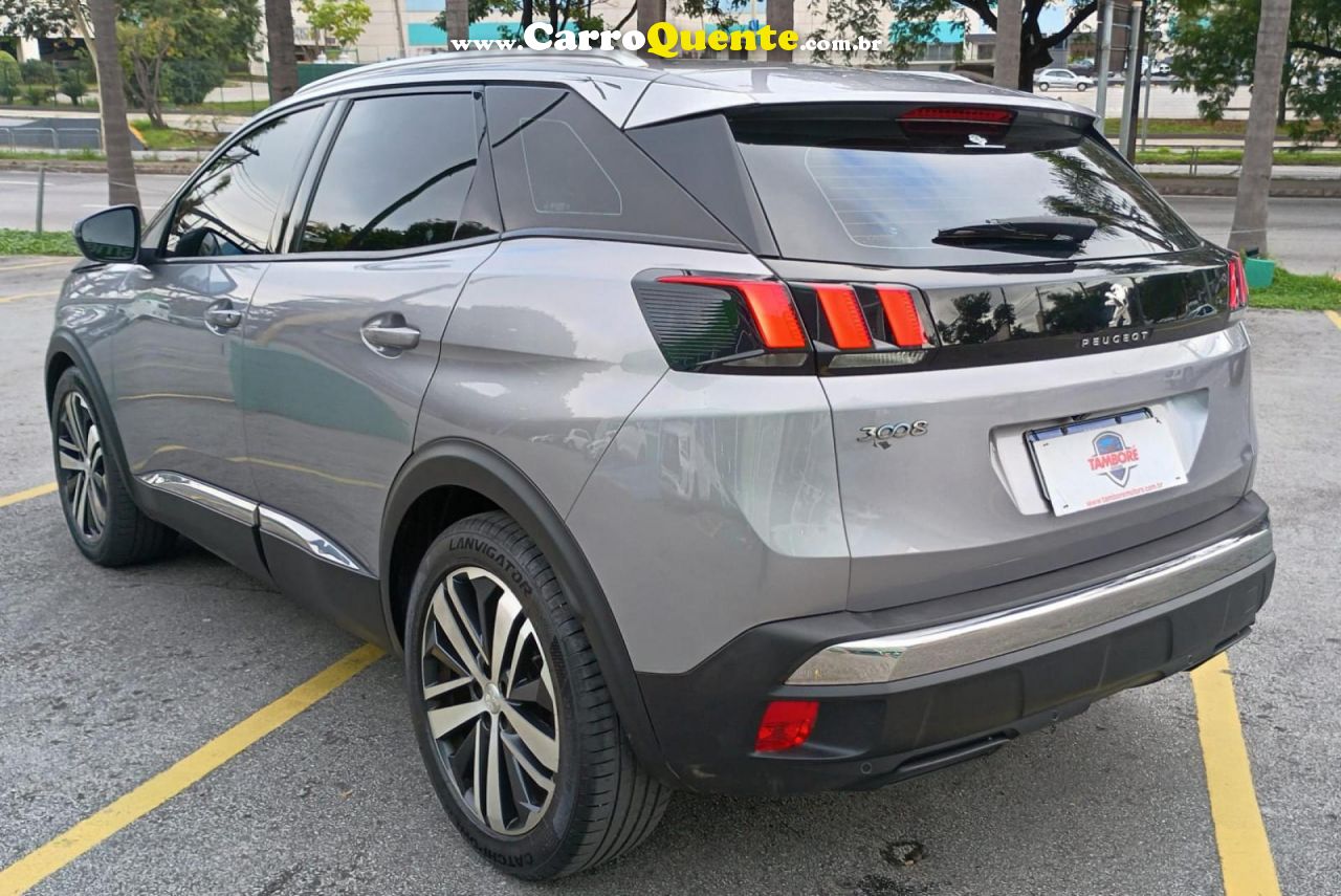 PEUGEOT   3008 GRIFFE 1.6 TURBO 16V 5P AUT.   PRATA 2018 1.6 GASOLINA - Loja