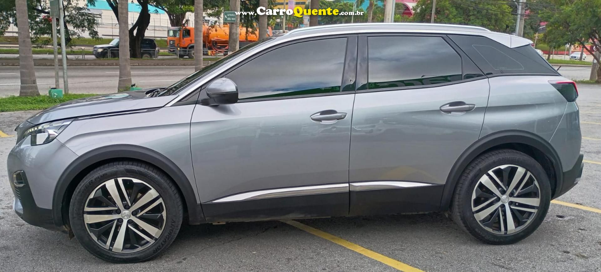 PEUGEOT   3008 GRIFFE 1.6 TURBO 16V 5P AUT.   PRATA 2018 1.6 GASOLINA - Loja