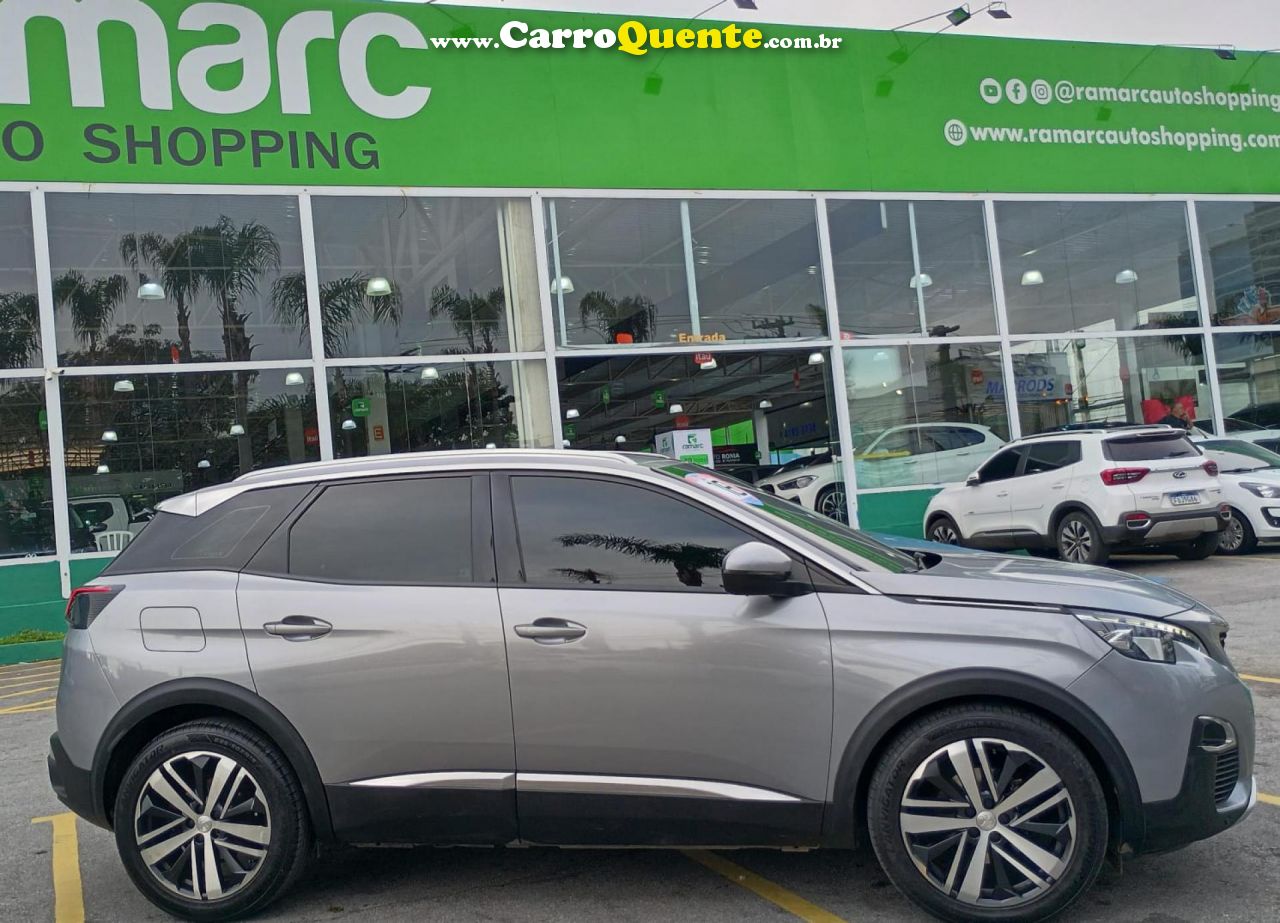PEUGEOT   3008 GRIFFE 1.6 TURBO 16V 5P AUT.   PRATA 2018 1.6 GASOLINA - Loja