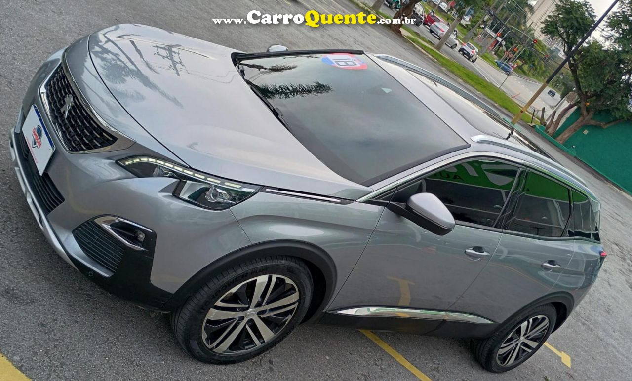PEUGEOT   3008 GRIFFE 1.6 TURBO 16V 5P AUT.   PRATA 2018 1.6 GASOLINA - Loja
