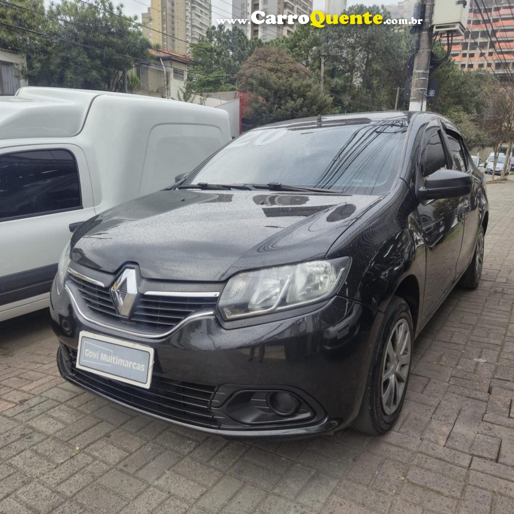 RENAULT   LOGAN AUTHENTIQUE FLEX 1.0 12V 4P   PRETO 2020 1.0 FLEX - Loja