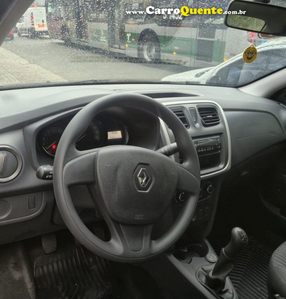 RENAULT   LOGAN AUTHENTIQUE FLEX 1.0 12V 4P   PRETO 2020 1.0 FLEX - Loja