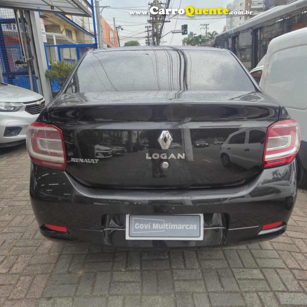 RENAULT   LOGAN AUTHENTIQUE FLEX 1.0 12V 4P   PRETO 2020 1.0 FLEX - Loja