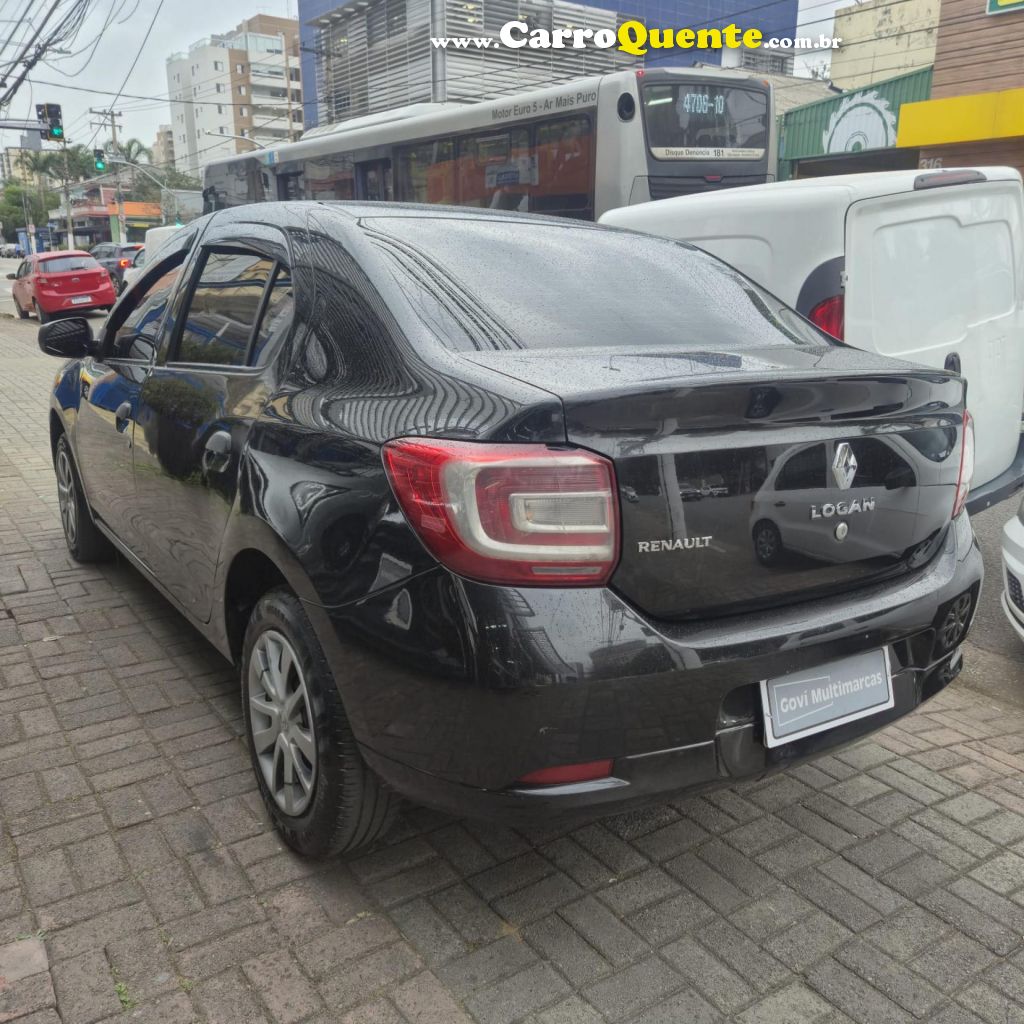 RENAULT   LOGAN AUTHENTIQUE FLEX 1.0 12V 4P   PRETO 2020 1.0 FLEX - Loja