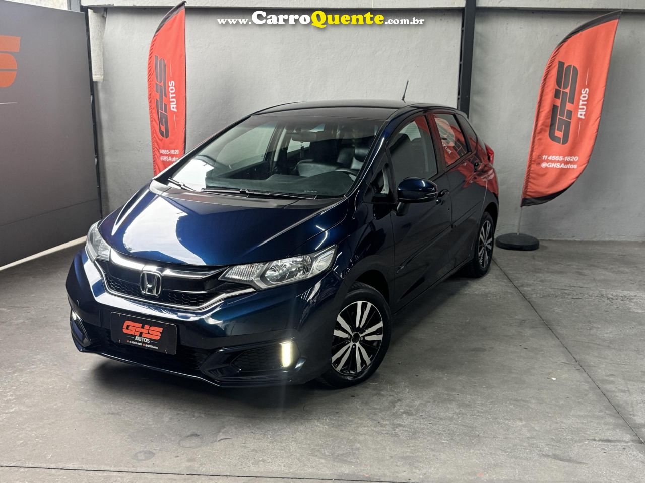 HONDA   FIT PERSONAL 1.5 FLEXONE 16V 5P AUT.   AZUL 2019 1.5 GASOLINA - Loja