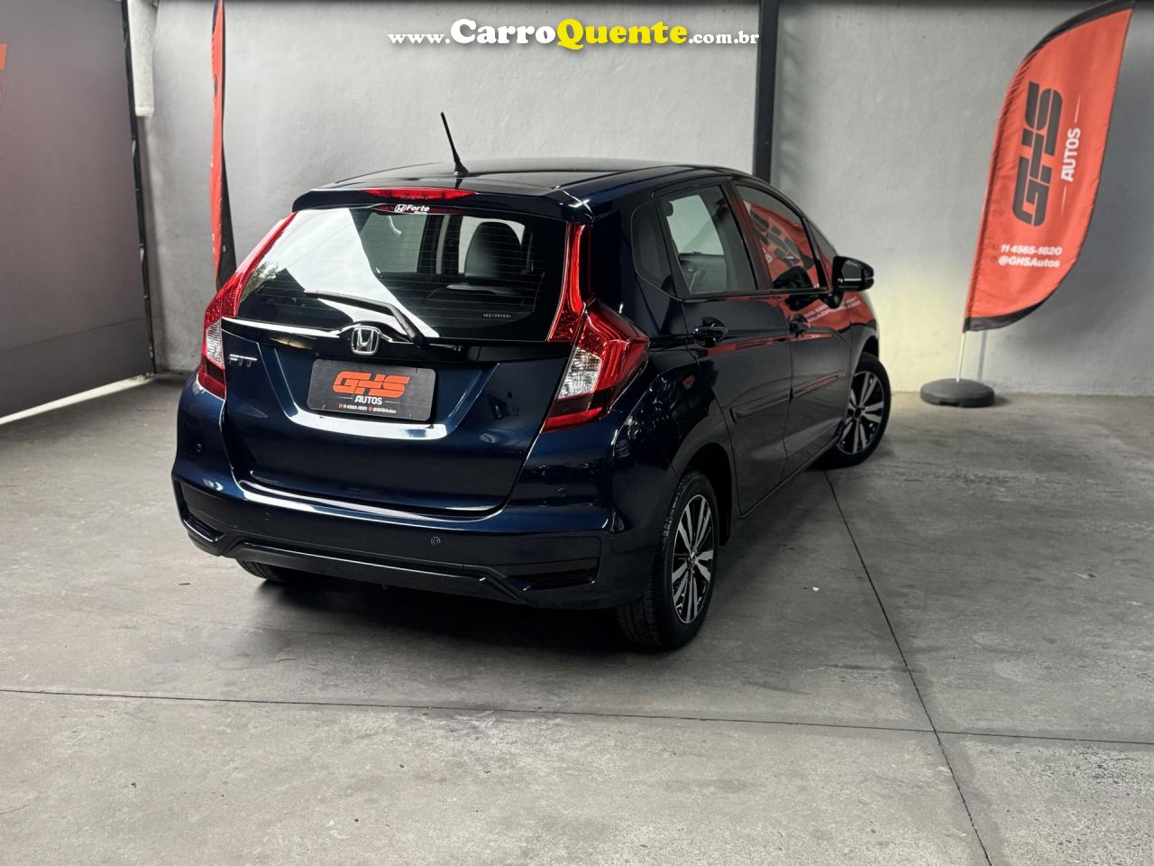 HONDA   FIT PERSONAL 1.5 FLEXONE 16V 5P AUT.   AZUL 2019 1.5 GASOLINA - Loja