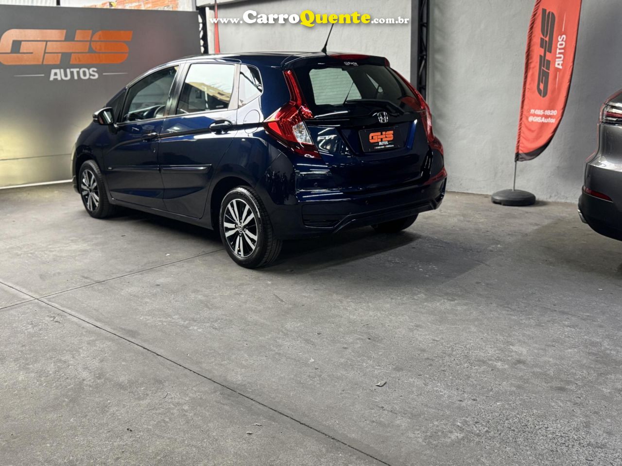 HONDA   FIT PERSONAL 1.5 FLEXONE 16V 5P AUT.   AZUL 2019 1.5 GASOLINA - Loja