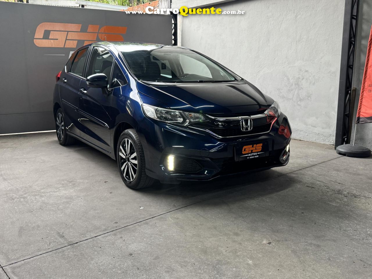 HONDA   FIT PERSONAL 1.5 FLEXONE 16V 5P AUT.   AZUL 2019 1.5 GASOLINA - Loja