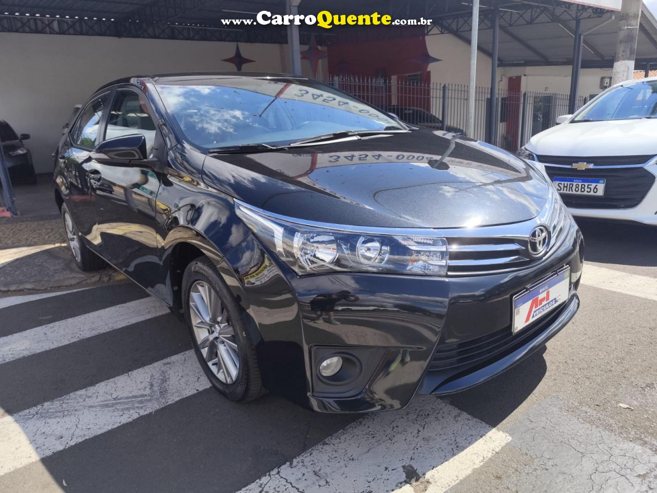 TOYOTA   COROLLA XEI 2.0 FLEX 16V AUT.   PRETO 2017 2.0 FLEX - Loja