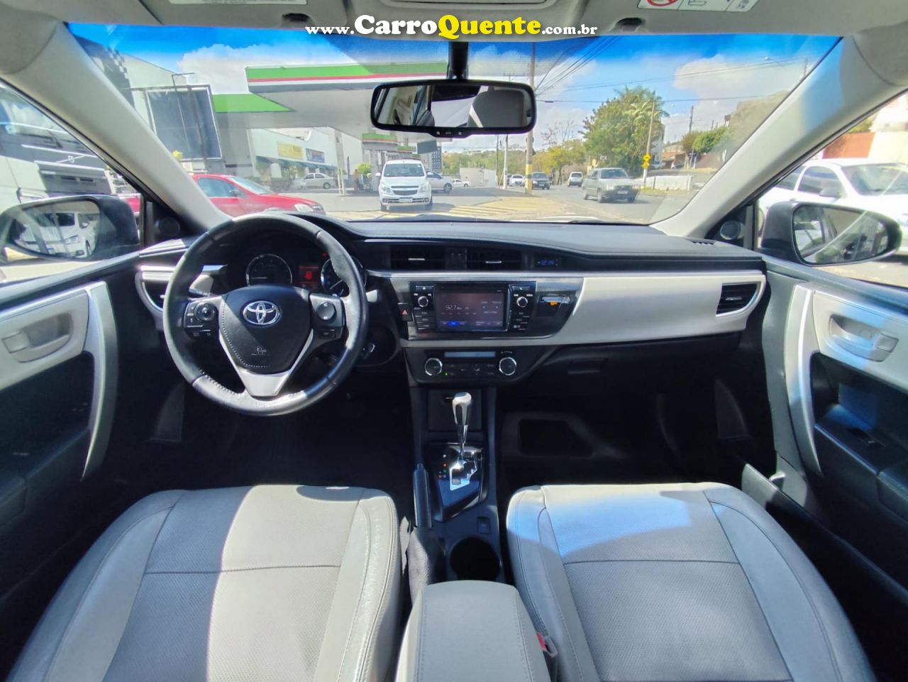 TOYOTA   COROLLA XEI 2.0 FLEX 16V AUT.   PRETO 2017 2.0 FLEX - Loja