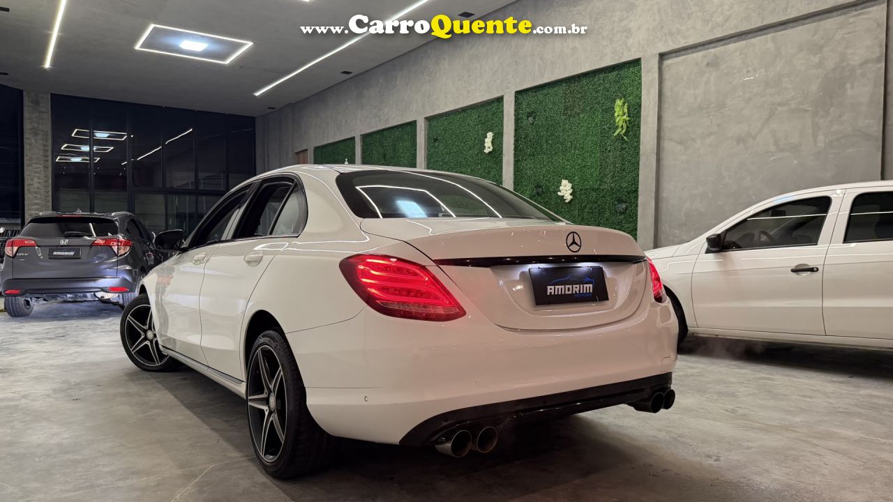 MERCEDES-BENZ   C-200 AVANTGARDE 2.0 TB 16V 184CV AUT.   BRANCO 2017 2.0 GASOLINA - Loja