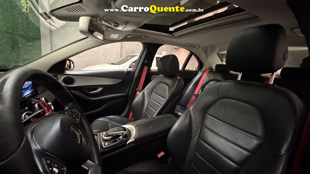MERCEDES-BENZ   C-200 AVANTGARDE 2.0 TB 16V 184CV AUT.   BRANCO 2017 2.0 GASOLINA - Loja