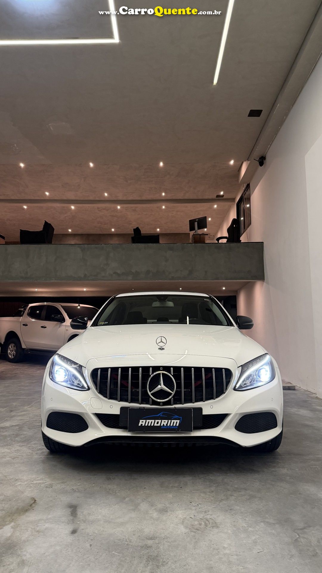 MERCEDES-BENZ   C-200 AVANTGARDE 2.0 TB 16V 184CV AUT.   BRANCO 2017 2.0 GASOLINA - Loja