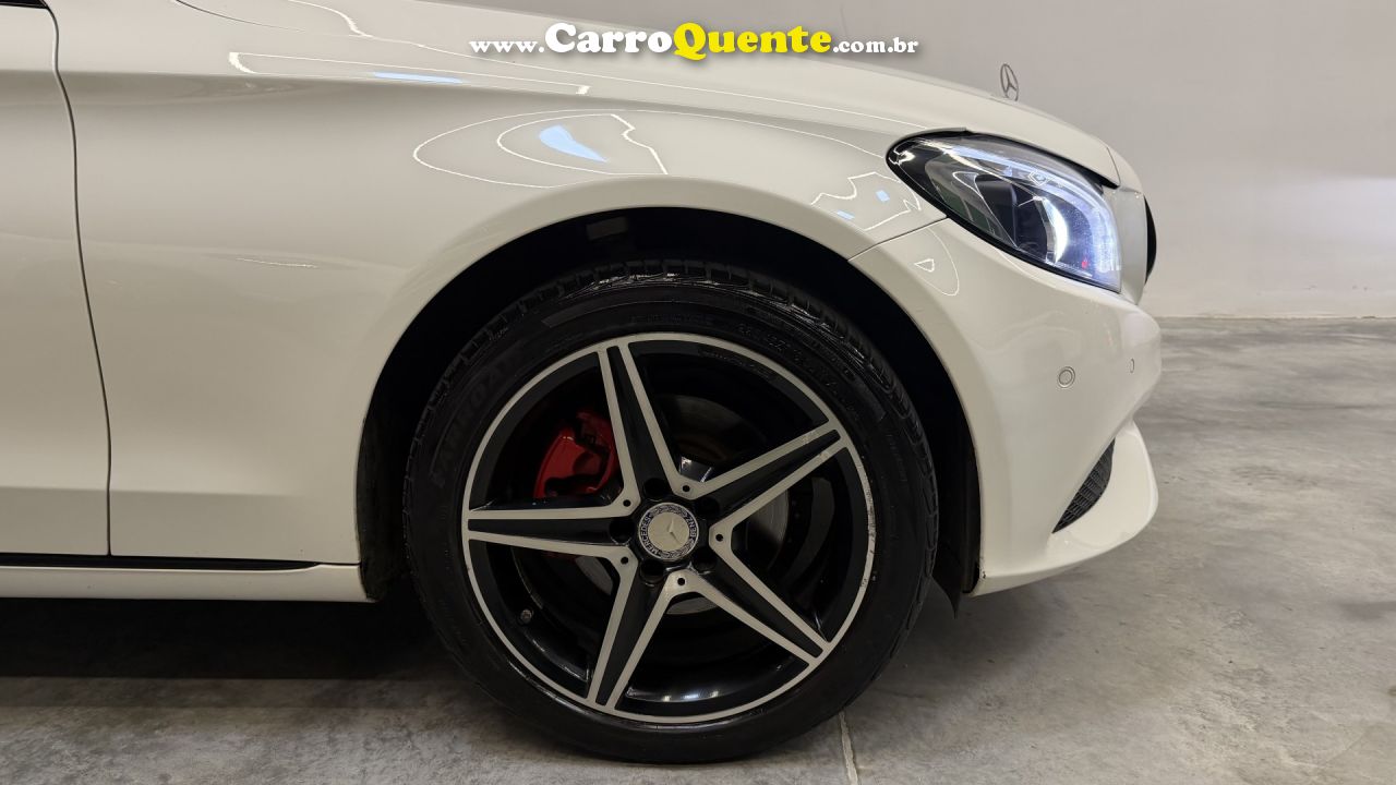 MERCEDES-BENZ   C-200 AVANTGARDE 2.0 TB 16V 184CV AUT.   BRANCO 2017 2.0 GASOLINA - Loja