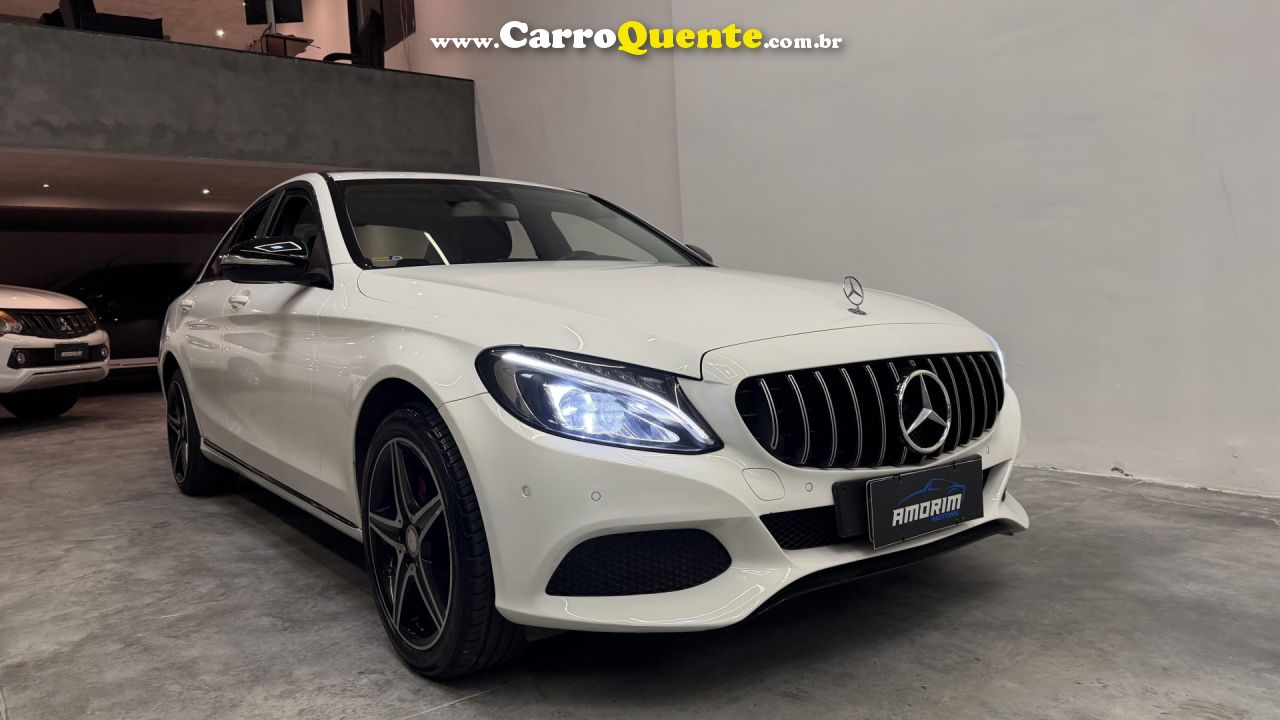 MERCEDES-BENZ   C-200 AVANTGARDE 2.0 TB 16V 184CV AUT.   BRANCO 2017 2.0 GASOLINA - Loja