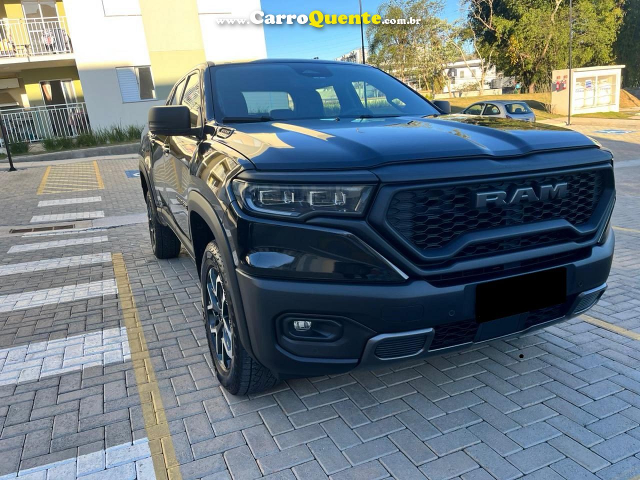RAM   RAMPAGE REBEL 2.0 TB CD 4X4 DIESEL AUT.   PRETO 2024 2.0 DIESEL - Loja