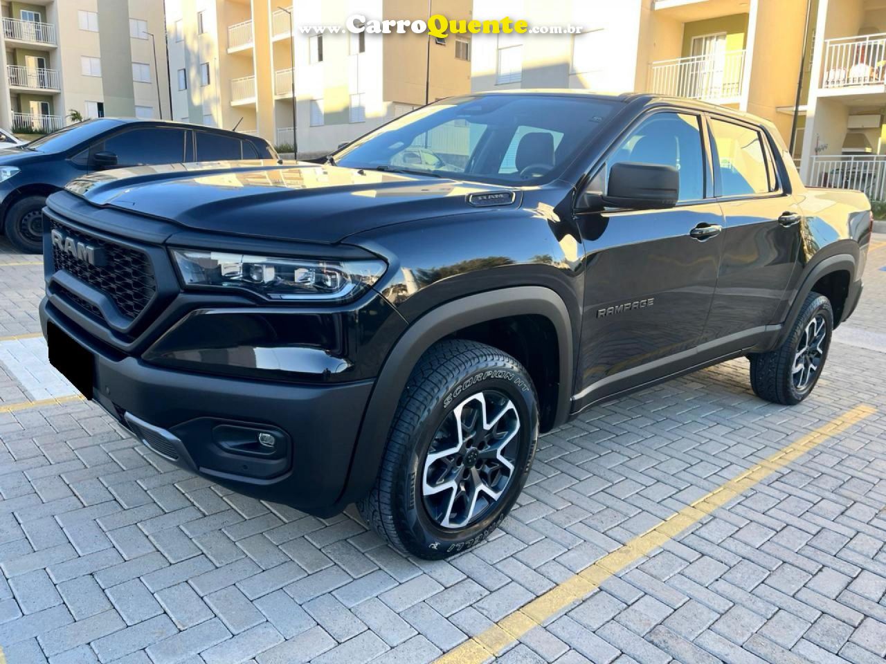RAM   RAMPAGE REBEL 2.0 TB CD 4X4 DIESEL AUT.   PRETO 2024 2.0 DIESEL - Loja