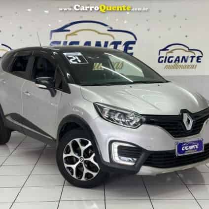 RENAULT   CAPTUR INTENSE 1.6 16V FLEX 5P AUT.   PRATA 2021 1.6 FLEX