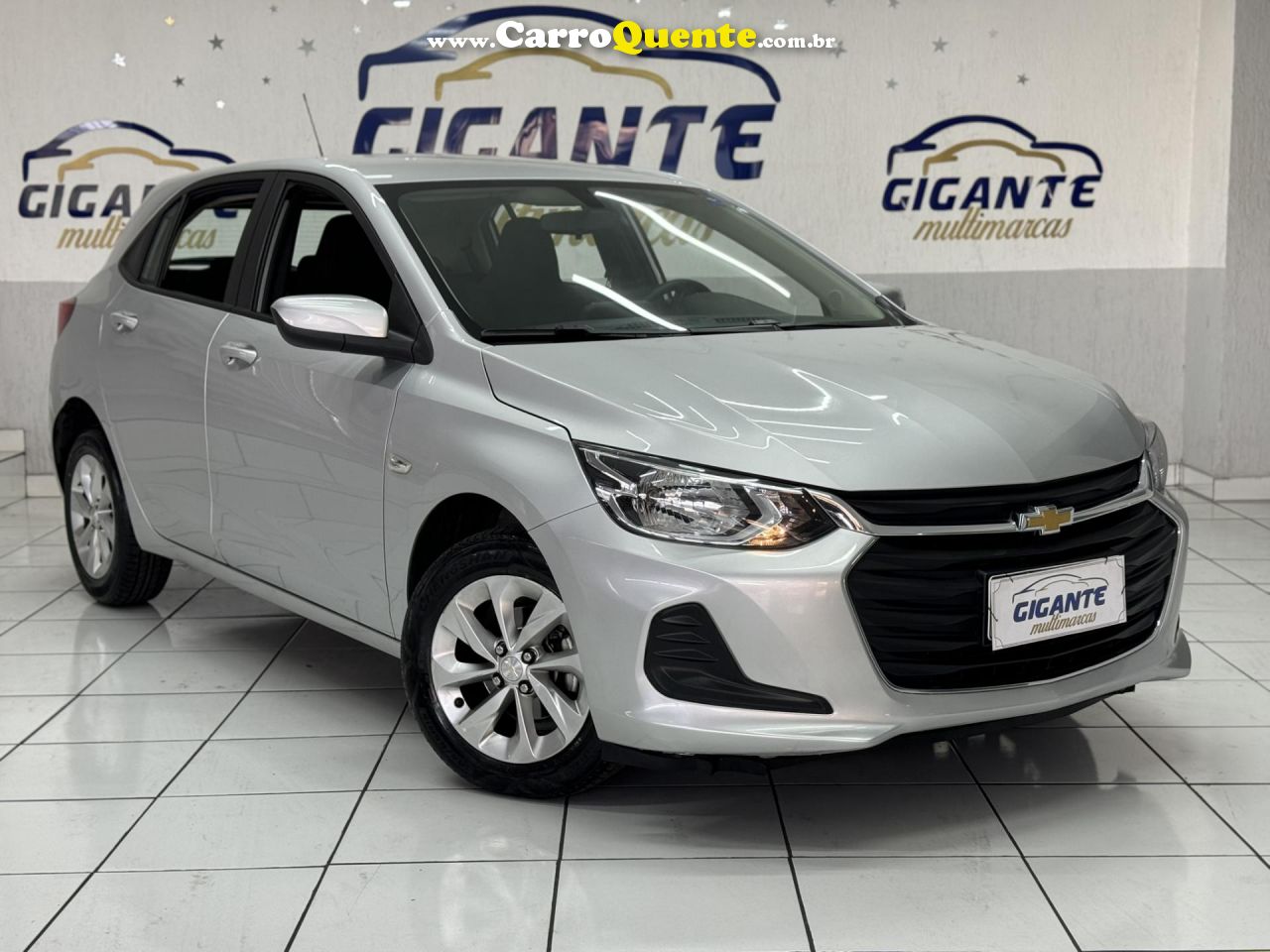 CHEVROLET   ONIX HATCH 1.0 12V FLEX 5P MEC.   PRATA 2023 1.0 FLEX - Loja