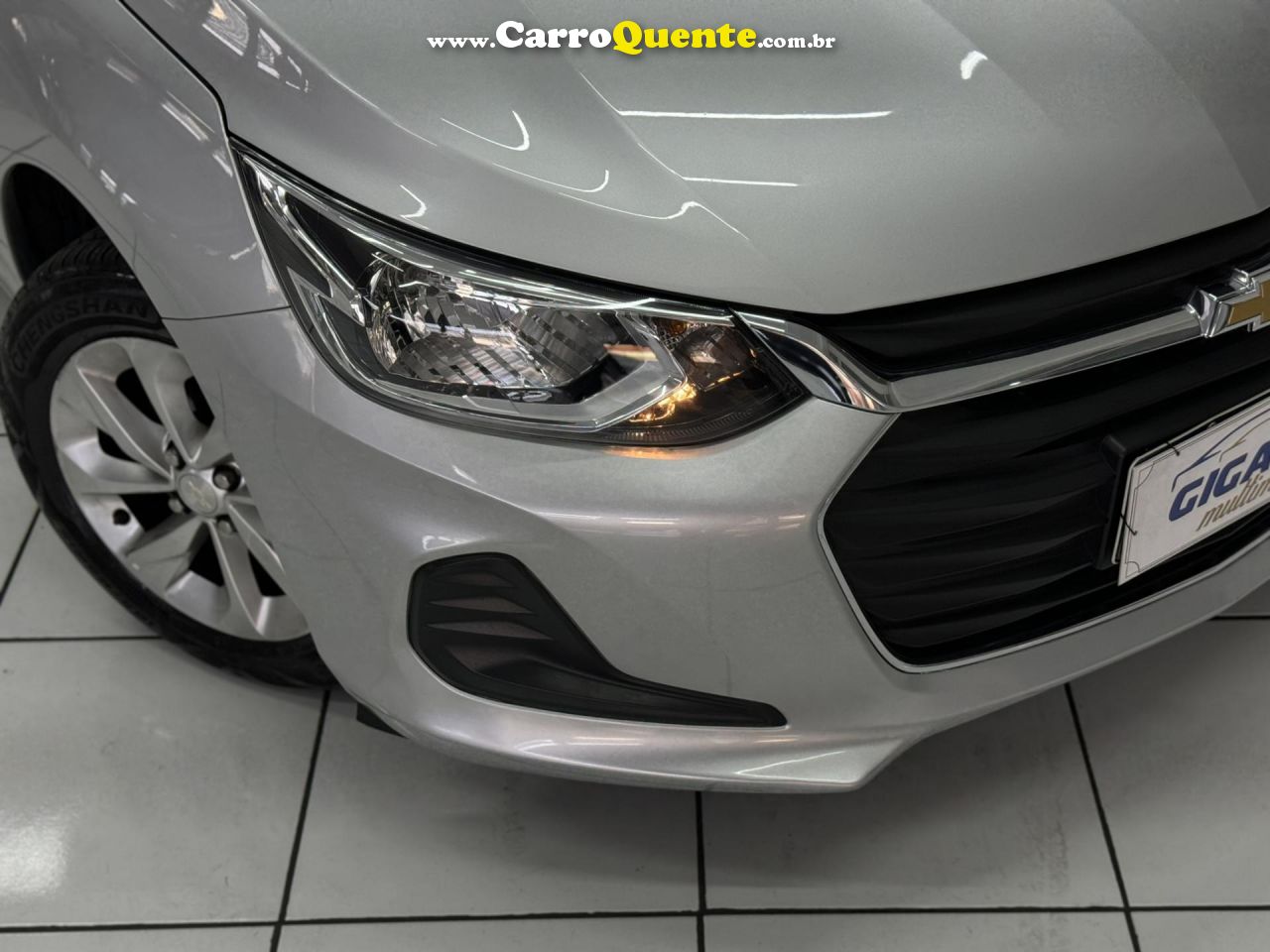 CHEVROLET   ONIX HATCH 1.0 12V FLEX 5P MEC.   PRATA 2023 1.0 FLEX - Loja