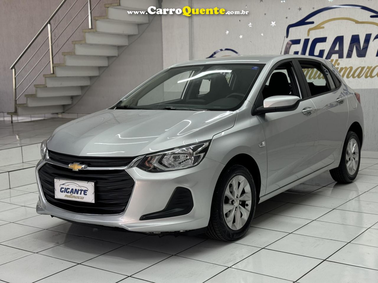 CHEVROLET   ONIX HATCH 1.0 12V FLEX 5P MEC.   PRATA 2023 1.0 FLEX - Loja