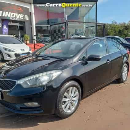 KIA   CERATO 1.6 16V  FLEX  AUT.   PRETO 2014 1.6 FLEX