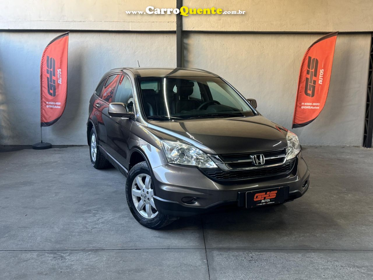 HONDA   CR-V LX 2.0 16V 2WD2.0 FLEXONE AUT.   CINZA 2011 2.0 GASOLINA - Loja