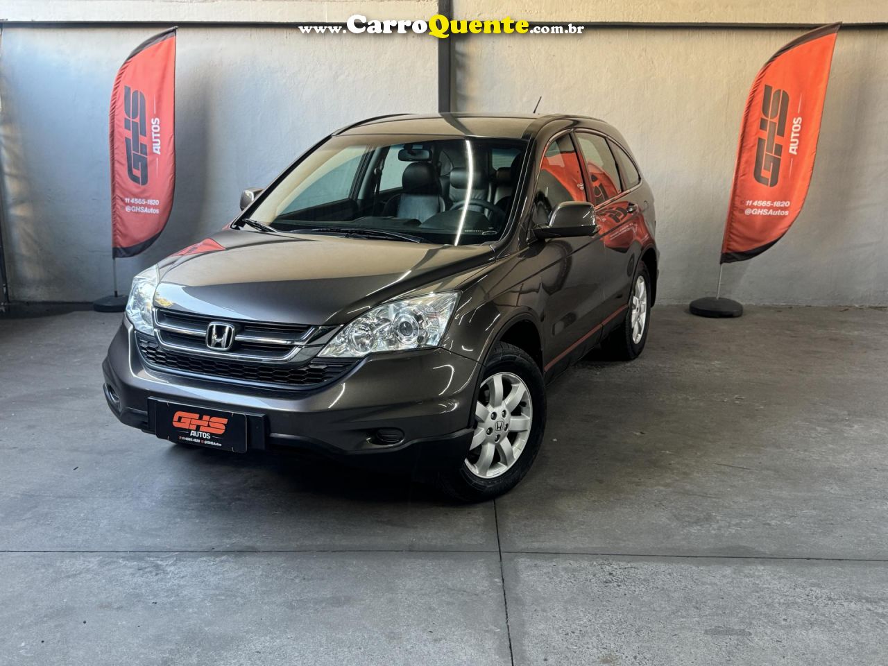 HONDA   CR-V LX 2.0 16V 2WD2.0 FLEXONE AUT.   CINZA 2011 2.0 GASOLINA - Loja